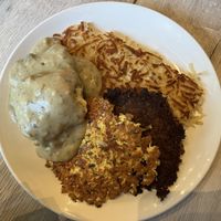 biscuit with gravy etc  at Off The Griddle - Northeast  in Portland