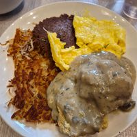 Blue Plate w/ optional scrambled eggs at Off The Griddle - Northeast  in Portland