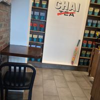 Inside seating at Kolkata Chai Co - Nolita in New York City