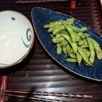 Grilled Edamame  at Tsuminaki Mapo Tofu (Mita Tamachi Branch) - 罪無き麻婆豆腐 in Tokyo