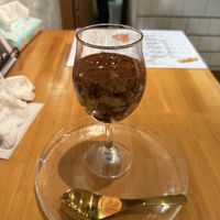 Tiramisu with a crunchy biscuit base and a creamy sweet silken tofu layer on top! Loved it!!! I’ll be back!  at Tsuminaki Mapo Tofu (Mita Tamachi Branch) - 罪無き麻婆豆腐 in Tokyo