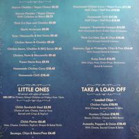 Menu 3 at Pembrokeshire Promise in Wales