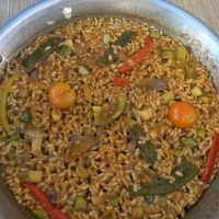 Arroz de verduras paella at Paellitas Tradición | Arroceria en Madrid in Comunidad De Madrid