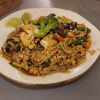 Pad thai vegetais at Thai Paraty Matriz in Rio De Janeiro