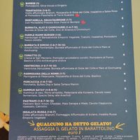 Menu at Mamm Ciclofocacceria in Emilia-romagna