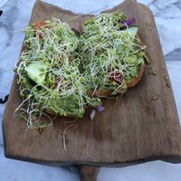 Yummy cafe find!  at Blue Tree Cafe in Honolulu