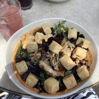 Vegan salad with tofu  at Red Lion Bishops in Norwich