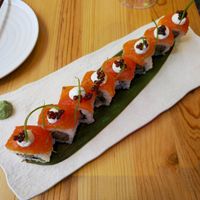 Rock & Roll sushi roll at Desoriente - Granados in Barcelona