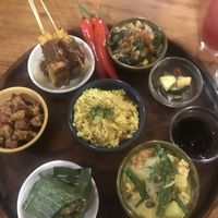 Veg taster platter for 80k  at Bumbu Bali 1 in Nusa Dua