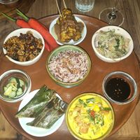 Veggie platter at Bumbu Bali 1 in Nusa Dua