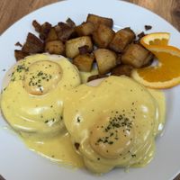 Vegan eggs Benedict ✨  at Veggie Life in Wells