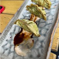 vegan spinch gyozas at LêLê in Berlin