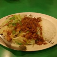 rice dish at Qing Shan in Taipei