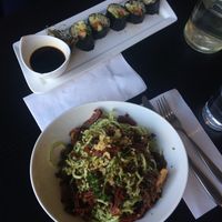 spaghetti bolognese  at Rawlicious in Newmarket