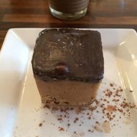 Salted Caramel Square -- Possibly the BEST dessert there!!! Call in advance to make sure they have them :) at Rawlicious in Newmarket