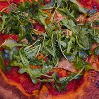 Harvest moon vegan pizza at Pizza Moon in Orlando