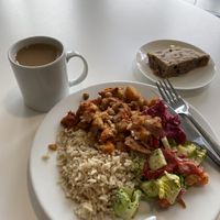 Lunch deal with coffee and cake  at Community Cafe in North London