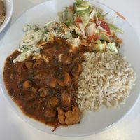 Large summer plate  at Community Cafe in North London