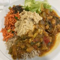 All this for £3 (I had the small plate)   at Community Cafe in North London