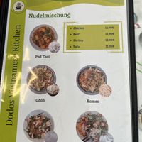 Menu 3  at Dodo's Vietnamese Kitchen in Salzburg