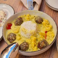 Albóndigas de "ternera" con curry at La Verdulera in Cadiz