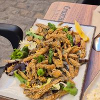 Pescaíto frito (MUY BUENO, fuera de carta) at La Verdulera in Cadiz