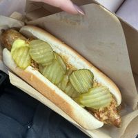 Hotdog  at POMMES FREUNDE Dresden in Sachsen