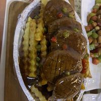 Vegan pepper steak  at Shuiying Sky Su Restaurant - 水映天空素餐厅 in Chengdu