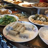 buffet at RuLai - Buddha Vegetarian Paradise in Taipei