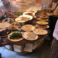 buffet at RuLai - Buddha Vegetarian Paradise in Taipei