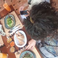 Baba ganoush? - 6/10 tangy and didn't excpect the whole aubergine but it was aight at El Cielo in Chefchaouen