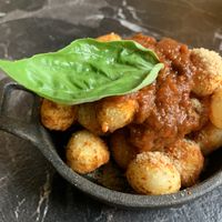 Fried gnocchi  at Bubita Bar in Barcelona