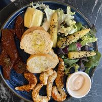 Gambas tapa at Bubita Bar in Barcelona