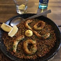 Paella  at Bubita Bar in Barcelona
