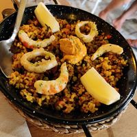 Paella at Bubita Bar in Barcelona