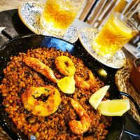 Paella the best I've ever have. at Bubita Bar in Barcelona