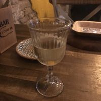 Champaign  at Bubita Bar in Barcelona