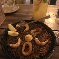 Paella at Bubita Bar in Barcelona