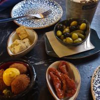 Various tapas at Bubita Bar in Barcelona