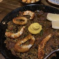 Paella vegan  at Bubita Bar in Barcelona