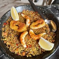 Paella  at Bubita Bar in Barcelona