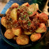 Crispy gnocchi at Bubita Bar in Barcelona