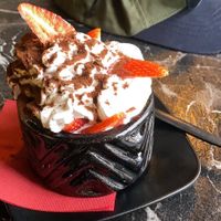 Raspberry Crumble  at Bubita Bar in Barcelona