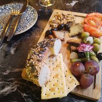 vegan cheese '3 amigos' at Bubita Bar in Barcelona