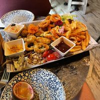 The tapas picnic!  at Bubita Bar in Barcelona