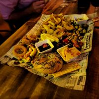 Appetizer share plate at Bubita Bar in Barcelona