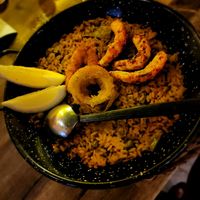 Paella at Bubita Bar in Barcelona