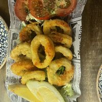 Calamari   at Bubita Bar in Barcelona