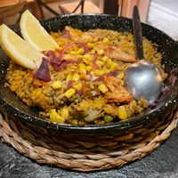 Delicious Paella! at Bubita Bar in Barcelona
