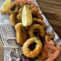 Calamari  at Bubita Bar in Barcelona